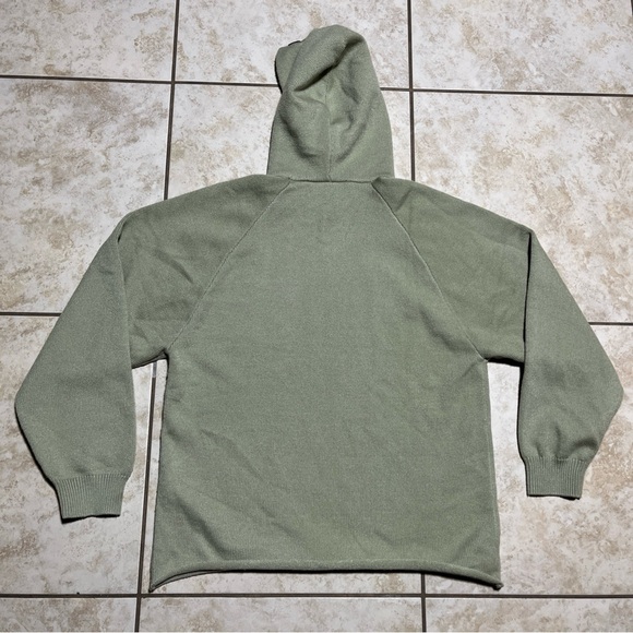 Fear of God Essentials Knit Hoodie Seafoam Mens Size Small - Picture 2 of 6